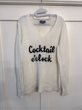 Wooden Ships COCKTAIL O'CLOCK V LIGHTWEIGHT sweater M/L